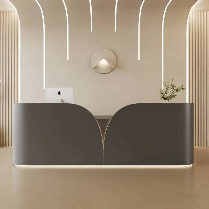 

Regale Distillation Cash Desk Reception Business Office Chairs Wall Table Reception Tables Counter Toonbank Postmodern Furniture