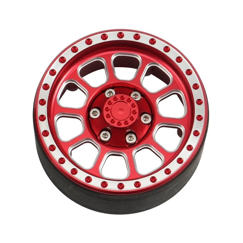 A63T-4Pcs 110 g/pièces moyeu de jante de roue robuste 1.9 Beadlock pour voiture sur chenilles 1/10 RC Axial SCX10 Traxxas TRX4 RC4WD D90 VS4-10