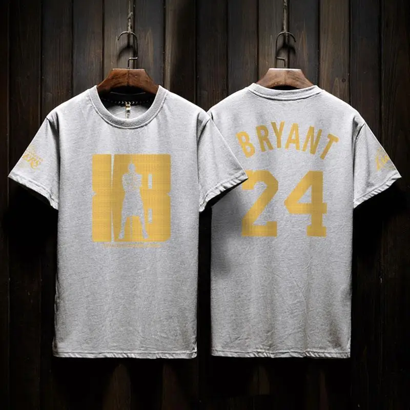 Nuovo arrivo stampato addio Kobe Memorial t-shirt basket 24 Jersey nero Mamba Cotton adulti bambini basket Jersey