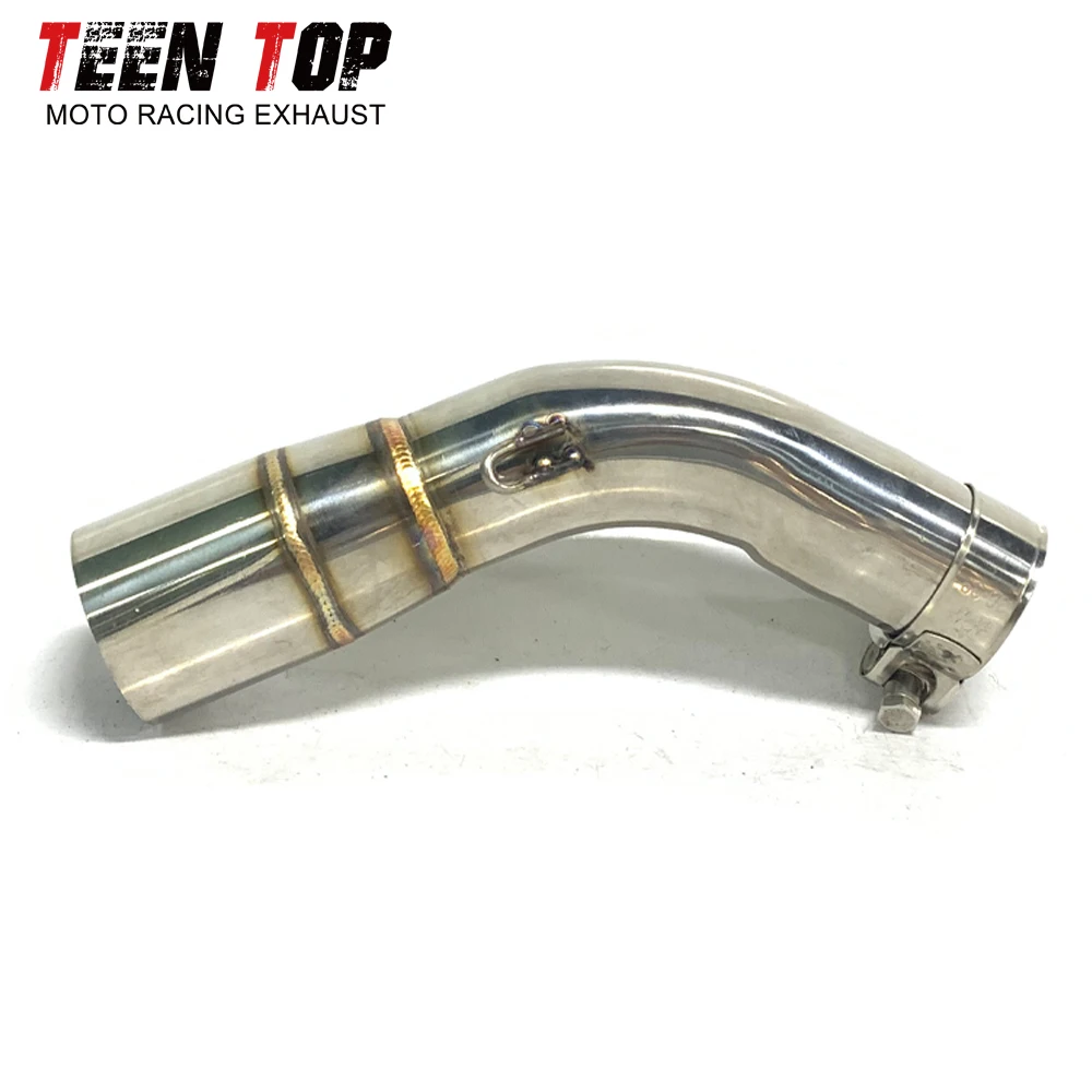 51mm Stainless Steel Universal Exhaust Muffler For SUZUKI SV650 SV650X 2016-2020 2021 Slip On Exhaust Connection Pipe view 6