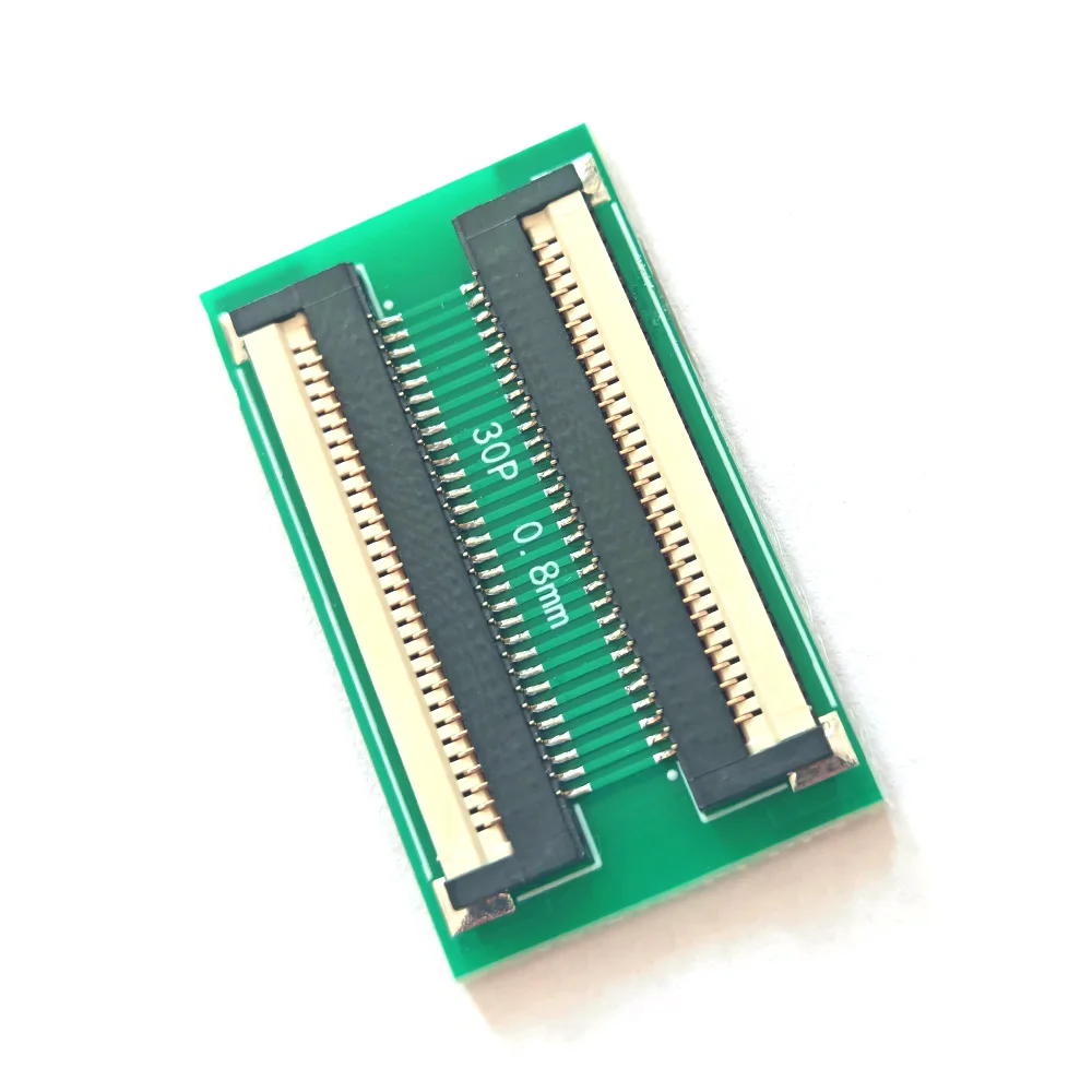 FPC 30P Extension Board FFC Flexible Ribbon Cable Adapter Board Soldering 0.8mm Spacing Flip Bottom Socket