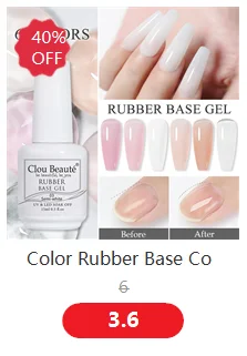 Clou Beaute 3 Stück 15ml Halbtransparenter Jelly Pink Hautfarbener Gel-Nagellack Nagelkunst-Set Professionelles Nagelstudio-Maniküre-Set – Detail 5