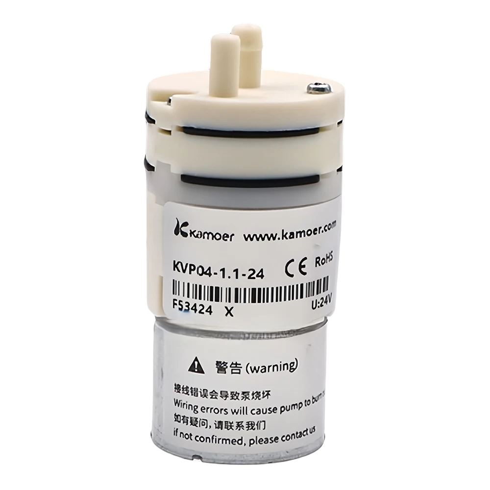 

KVP04-1.1-24 Бесшумный мембранный вакуумный насос | Бесщеточный насос отрицательного давления для струйных принтеров