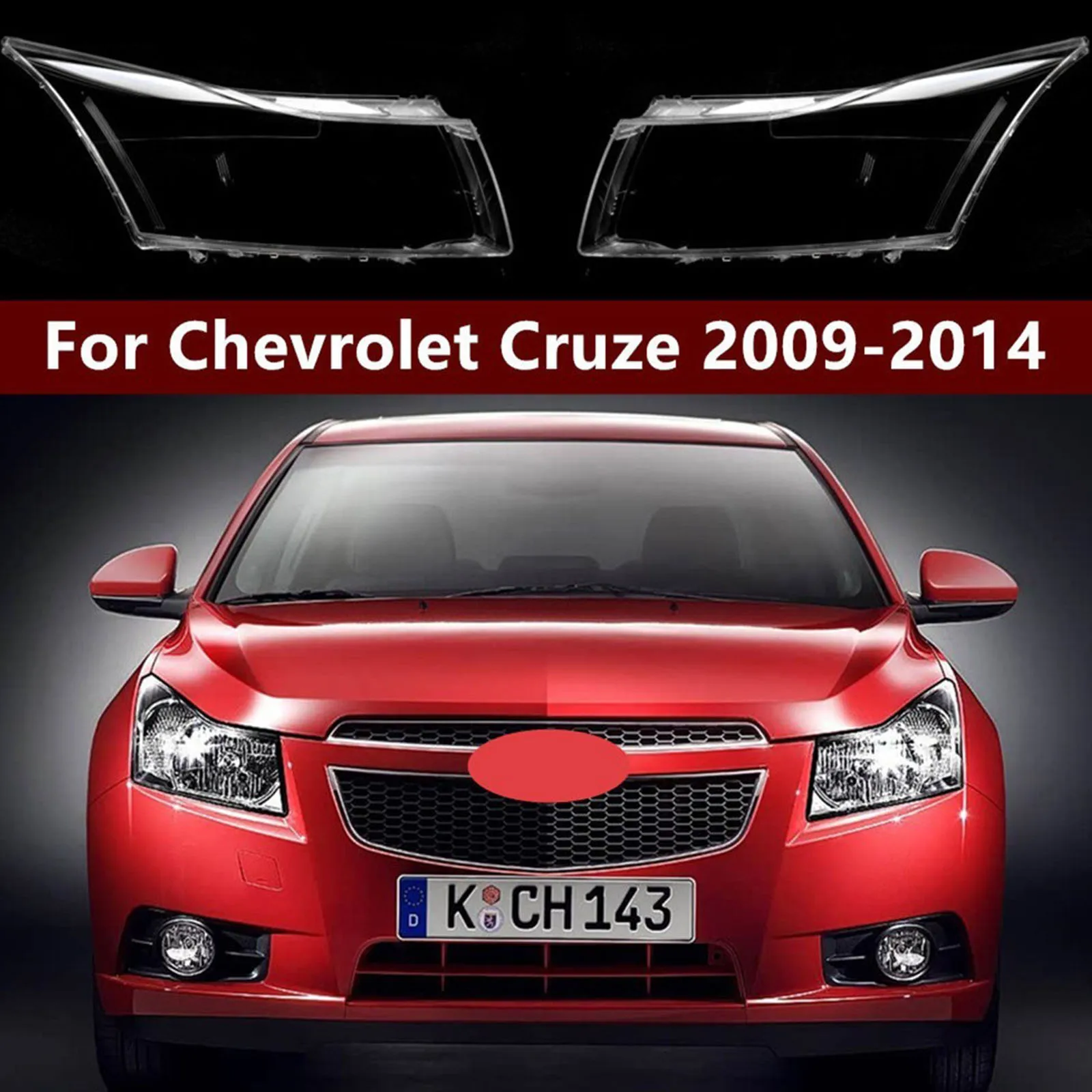 

Крышка объектива автомобильной фары для Chevrolet Cruze (2009-2014) — прозрачный корпус лампы
