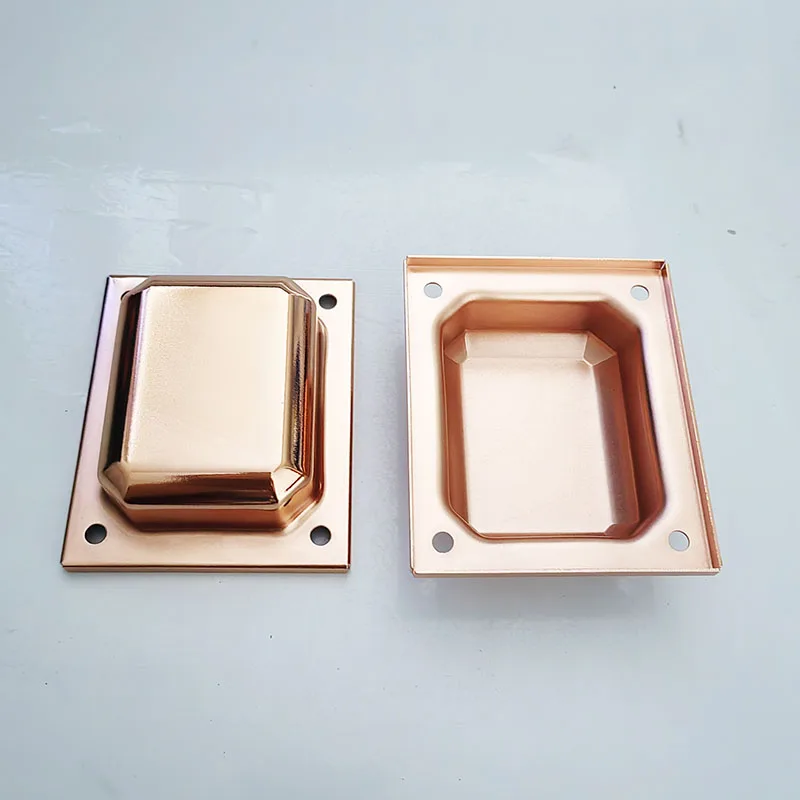 Cubierta lateral superior del transformador, campanas finales, cubierta de sellado de escudo de Metal, accesorios para altavoces de Audio, 2 uds.