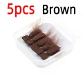 5pcs Brown