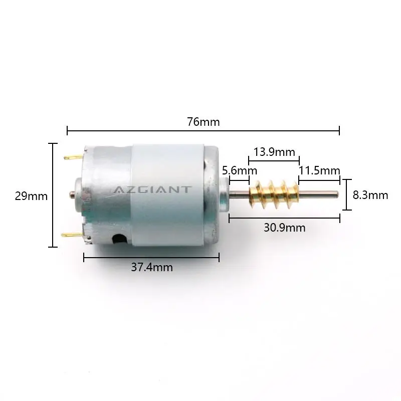 

AZGIANT Car transmission system shift adjustment motor for Audi A4 8W A5 F5 2013/2014-2019 pure copper wire DC accessories OEM