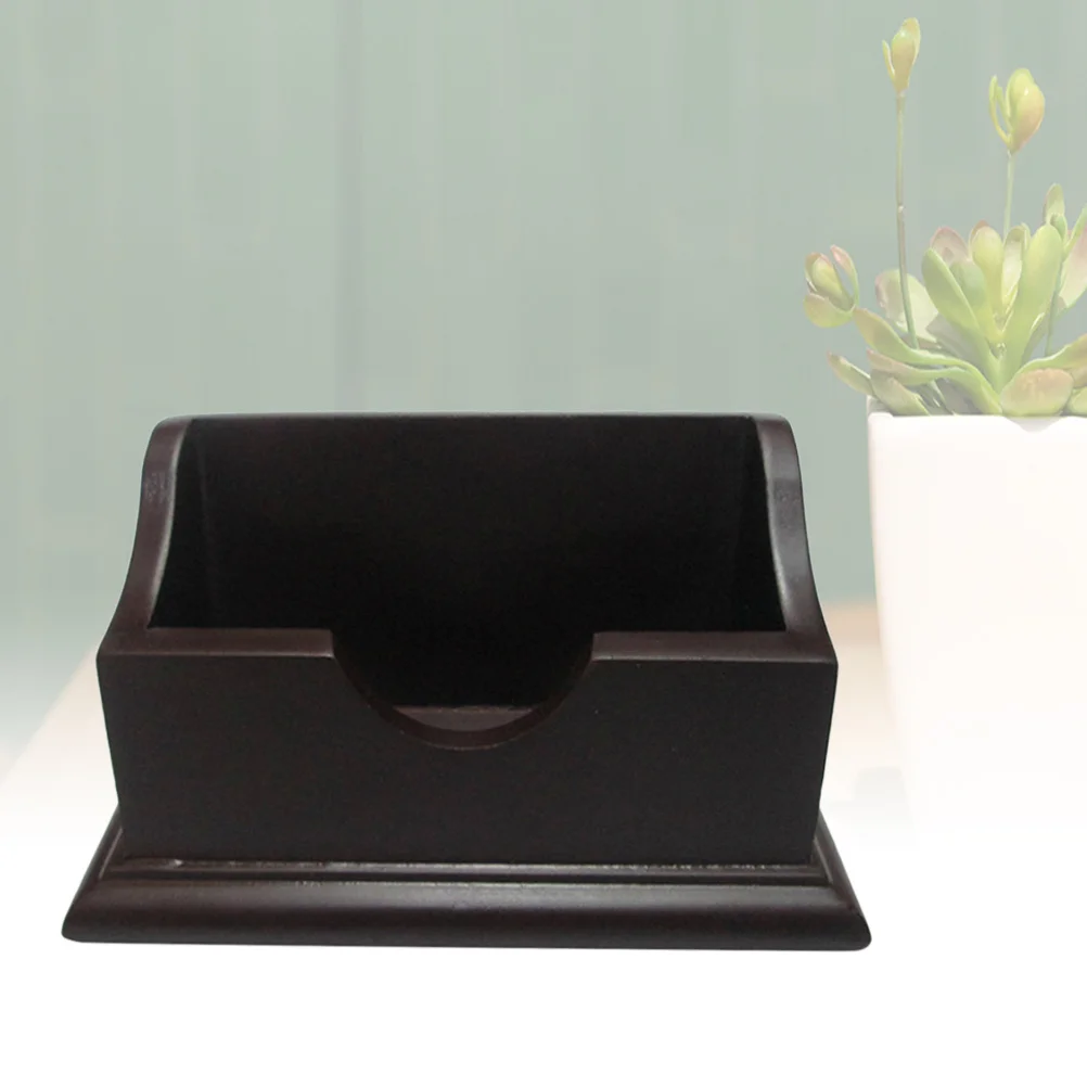 حامل ملاحظات خشبي أنيق، منظم طاولة مدمج لهدايا المعلم والطلاب واللوازم المكتبية وحامل ملاحظات ديكور المنزل #4