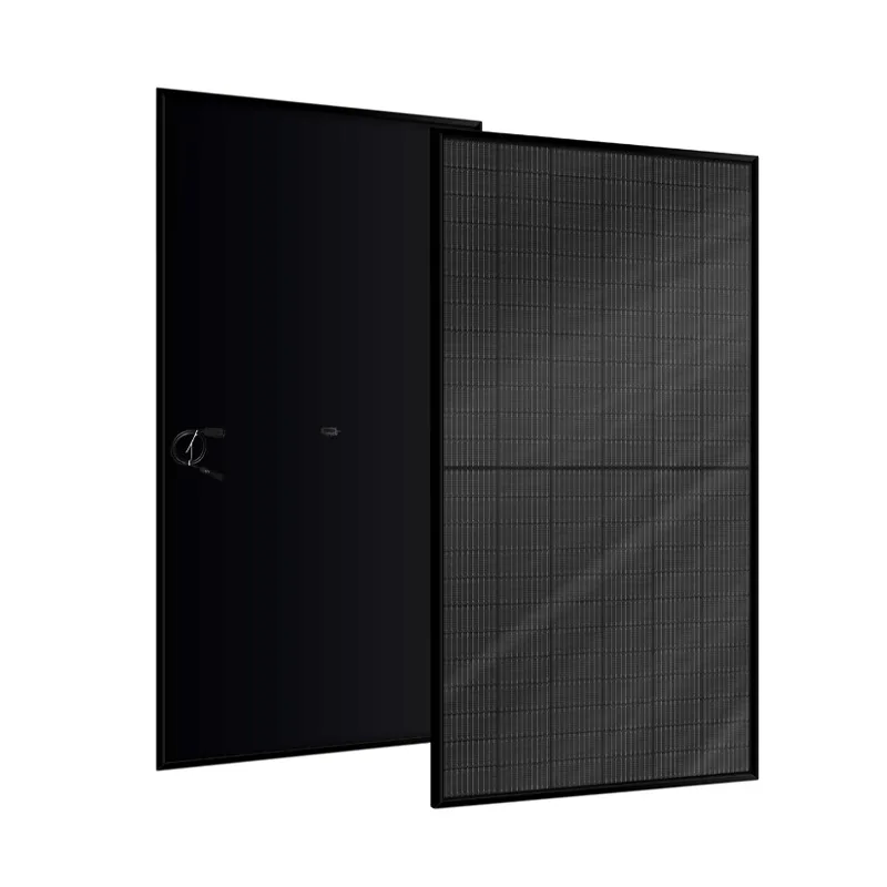 LMM550W all-black solar panel half-chip module solar monocrystalline silicon black frame photovoltaic power generation module