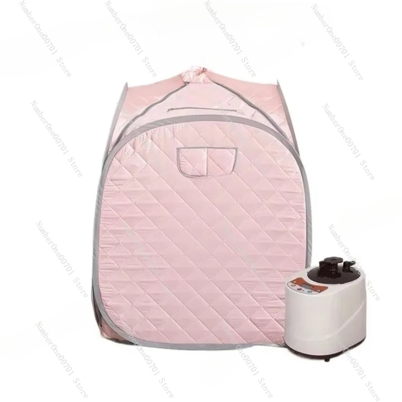 Portable Sauna set one Person Full Body at Home Spa Hat Tent Include 2L Steamer with Remote Control for Detox