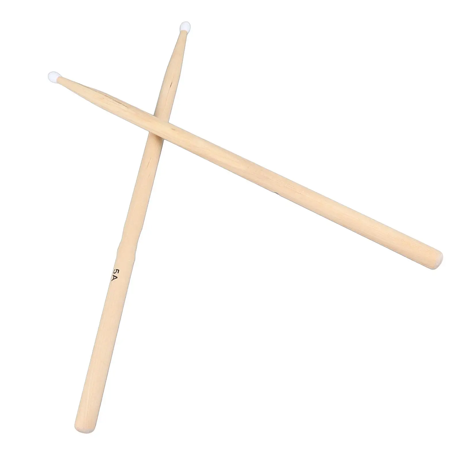 2 Pair 5A Maple Wood Drumsticks - Multifunctional for Beginners & Pros, Ideal for Performance & for exercise