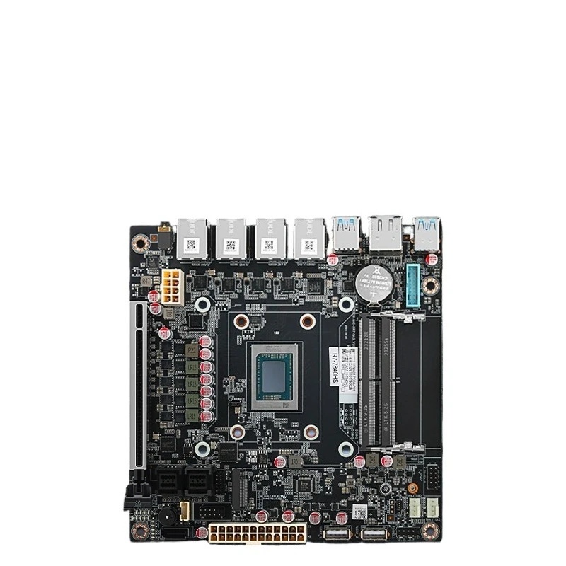 For 7735HS/7840HS/8845HS/7940HS 8-disk and 9-bay NAS Demon Board Thunderbolt 4/USB4/40G Rate 8K Display/9 SATA/PCIe