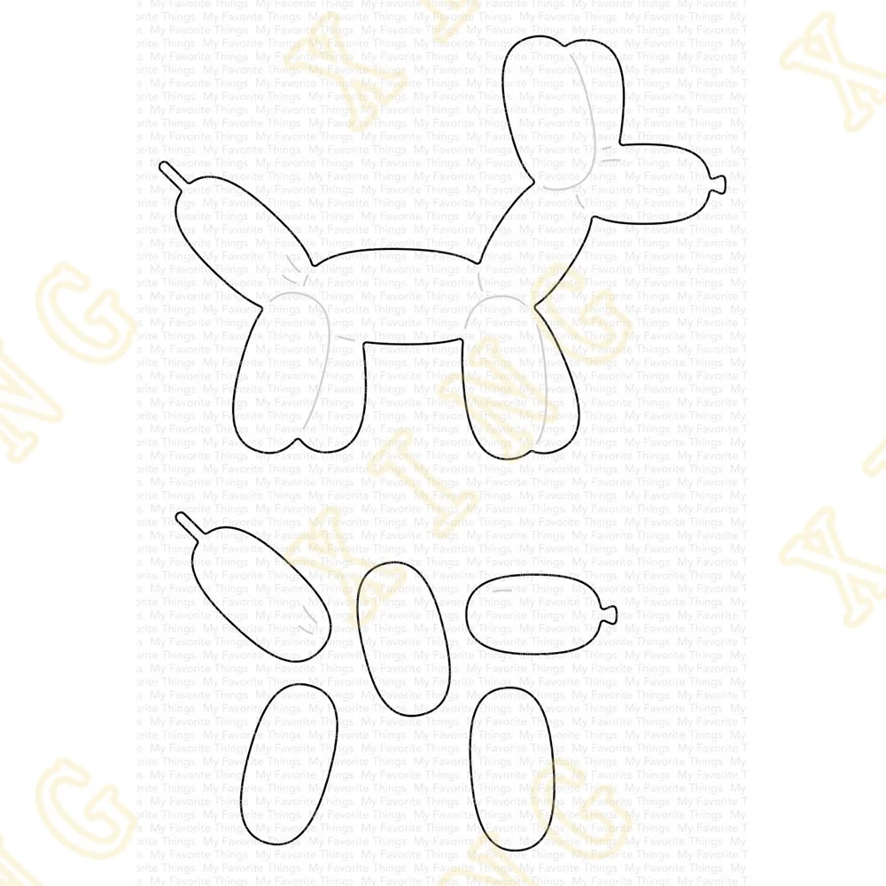 

Balloon Animal Metal Cutting Dies For DIY Scrapbooking Photo Cutting Die Paper Cards Embossing Decorative Craft New