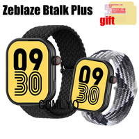 For Zeblaze Btalk Plus  Smart Watch Strap Band Nylon Belt Adjustable Soft Breathable Wristband Smart watch Screen Protector Film