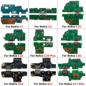 Bilashmart USB Charging Port Board Flex Cable Connector Nokia G11 G21 G10 G20 G30 G50 C20 C21 Plus C30 C2 C1 With IC Microphone Board