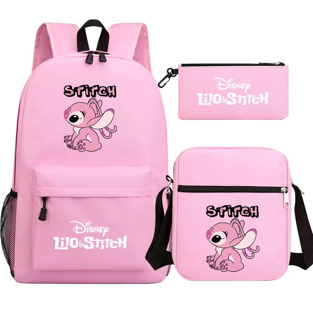 Stitch Backpacks 3D Cartoon School Bag For Boys Girls Backpacks Primary School Students Kids Mochilas