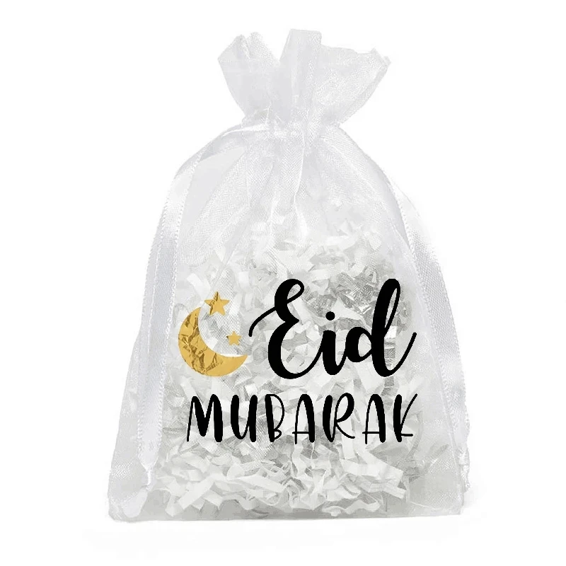 10pcs Eid Ramadan Mubarak candy present gift bags money pouch Muslim Islamic Kareem Iftar Party Eid al Fitr Al Adha decoration