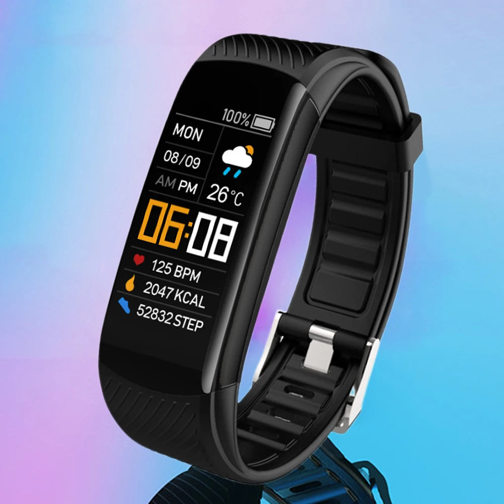 

Fitness Tracker Color Screen Wearable Watch Heart Rate/Blood /Blood Oxygen Monitor for Support Android 4.4/IOS8.0 and UP