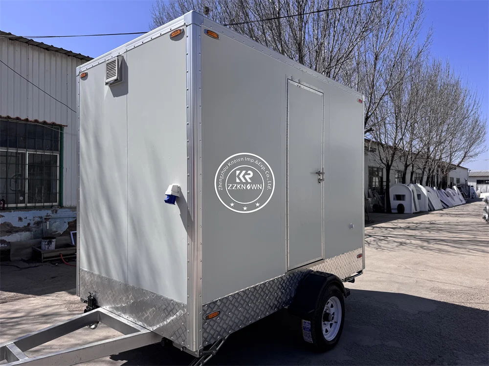 Outside Mobile Public Portable Toilet Cabin Travel Adult Portable Camping Toilet Restroom Shower Trailer