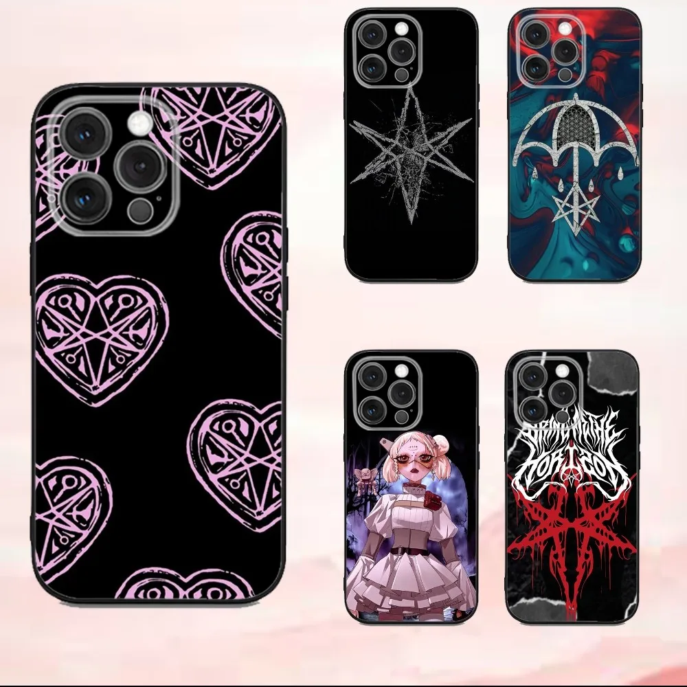

B-Brings Me The Horizons Phone Case For iPhone16,se4,15,14,13,12,11,Pro,X,XS,Max,XR,Plus,Mini Soft Black Cover