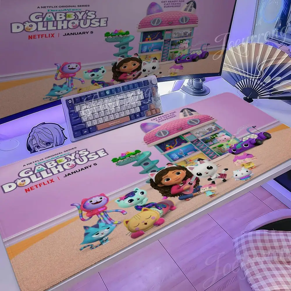 

Gabbys Dollhouse Mouse Pad 1000x500 Hot Anime Taro Sakamoto Days XXL Large Gaming Non-slip Office Keyboard Mats Desk Mat