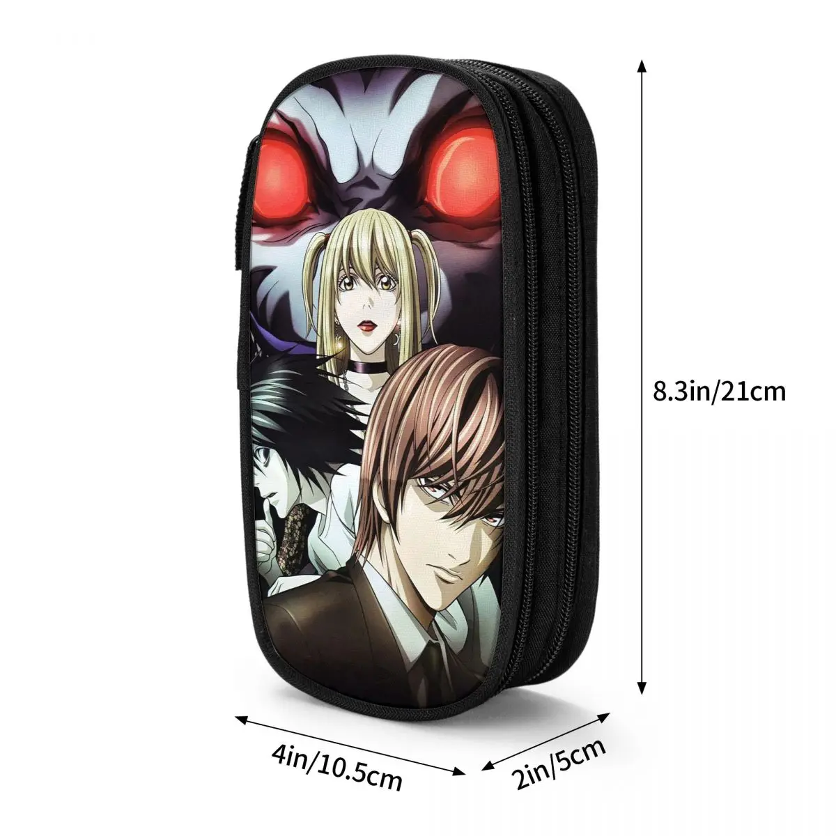 Deaths Notes Ryuk Anime Pencil Case for Studen School Pen Box Pencil Bag Stationery Supplies Pen Holder Bag