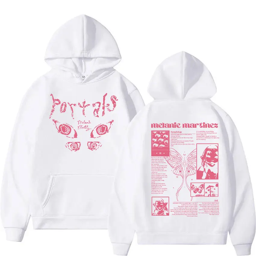 2024 Melanie Martinez Portals Music Album Hoodie Man Woman Retro Aesthetic Clothing Sweatshirt Fashion Pullover Oversized Hooded