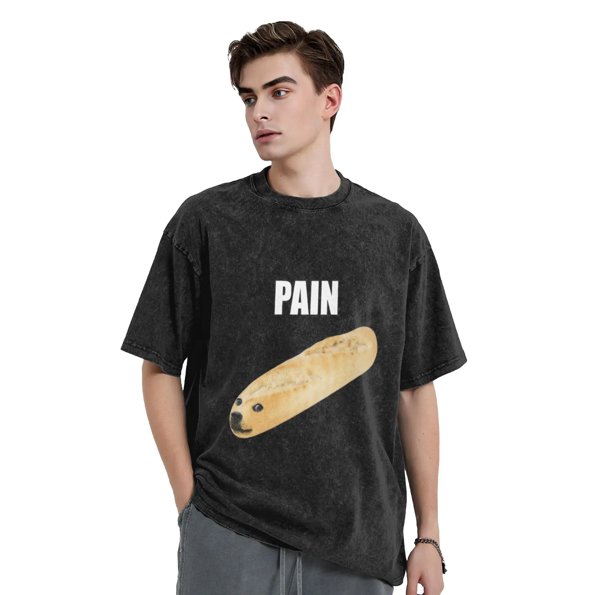 Doge Pain Meme Classic Chic A Vintage Oversized Cotton Unisex T-Shirts