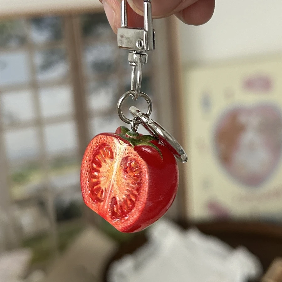 Cute 3D Simulation Tomato Keyc - đánh giá và giá Food Zinc