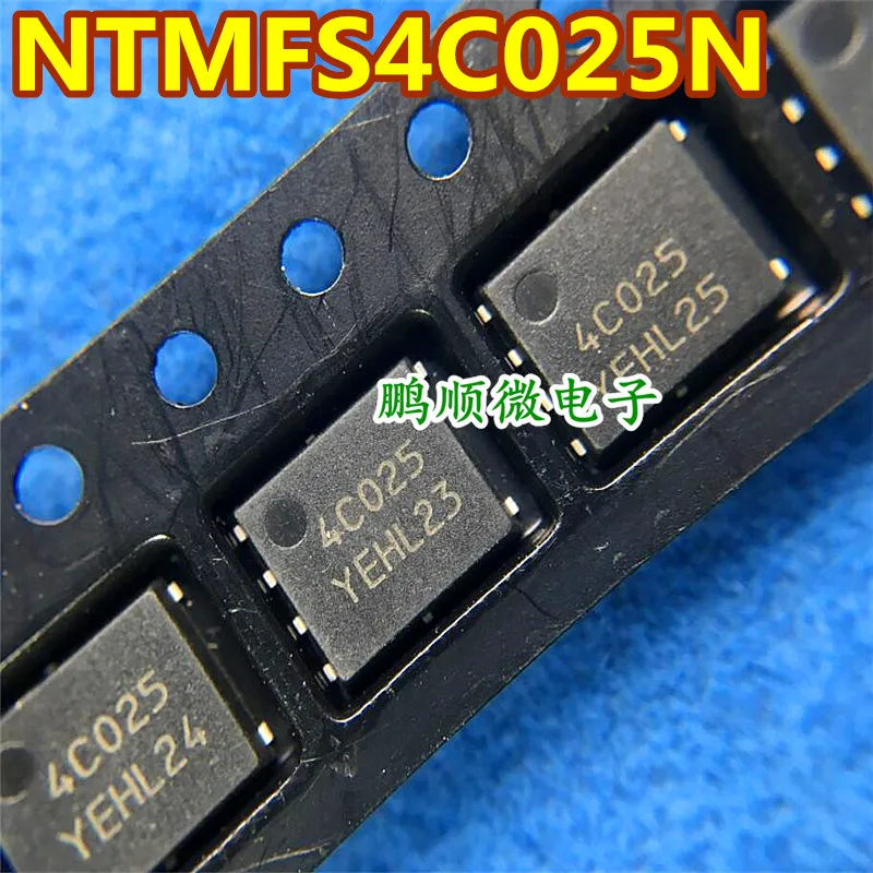 10PCS/LOT NTMFS4C022N 4C022 4C025 N-ch 30V 136A SO-8FL