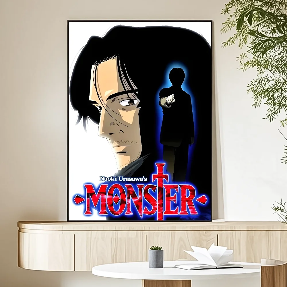 Classic N-Naoki Urasawa S Monster Anime Poster HD art sticky wall