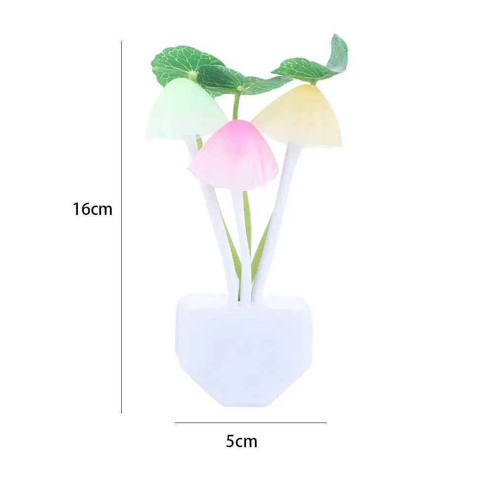 Bedroom Multicoloured Cute Control Dream New Romantic Home Bed Sensor Control LED Lamp Mushroom Light Colorful