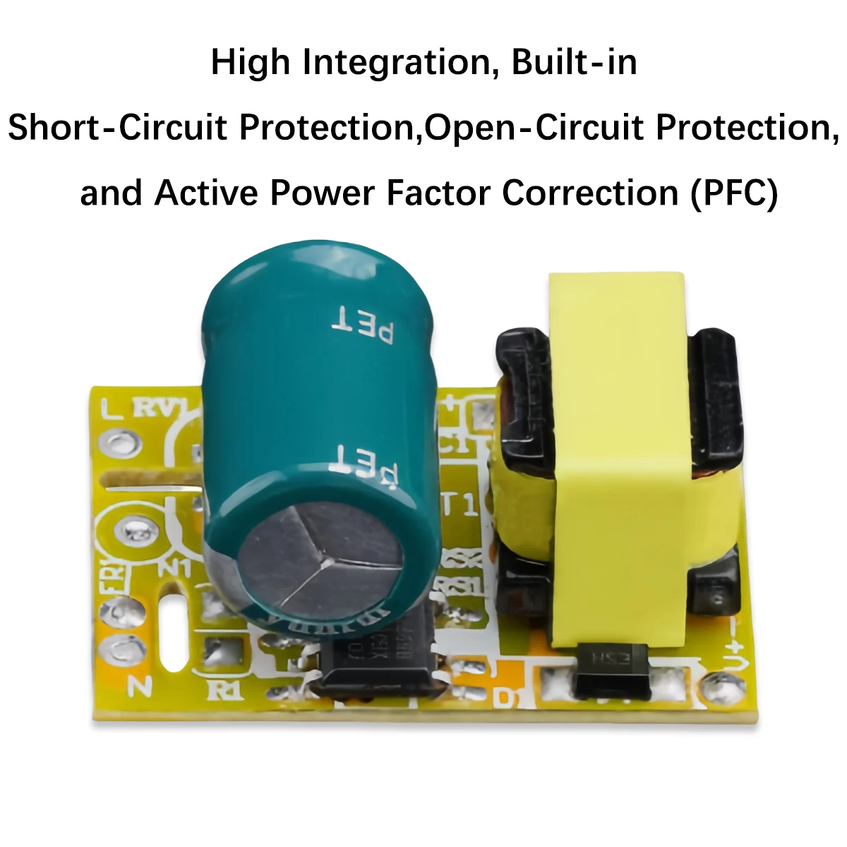 3-9W Non-Isolated LED Driver for Bulbs, T5/T8 Tubes, Candle Bulbs, Candelabra Bulbs, and Specialty LED Lamps