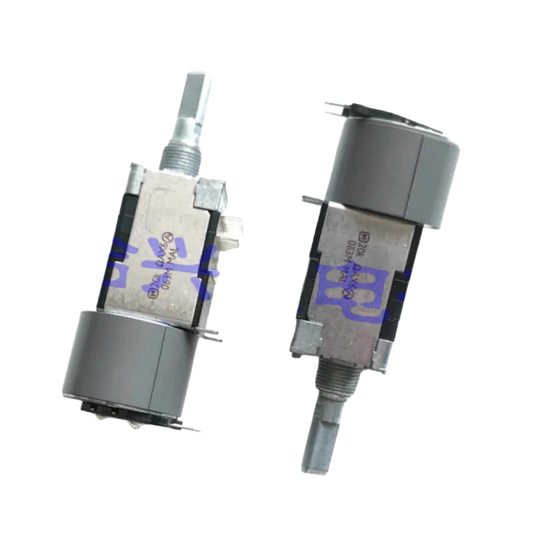 2 peças/potenciômetro de motor japonês 6 a20k * 6 amplificador de potência potenciômetro de volume principal pode substituir 100k