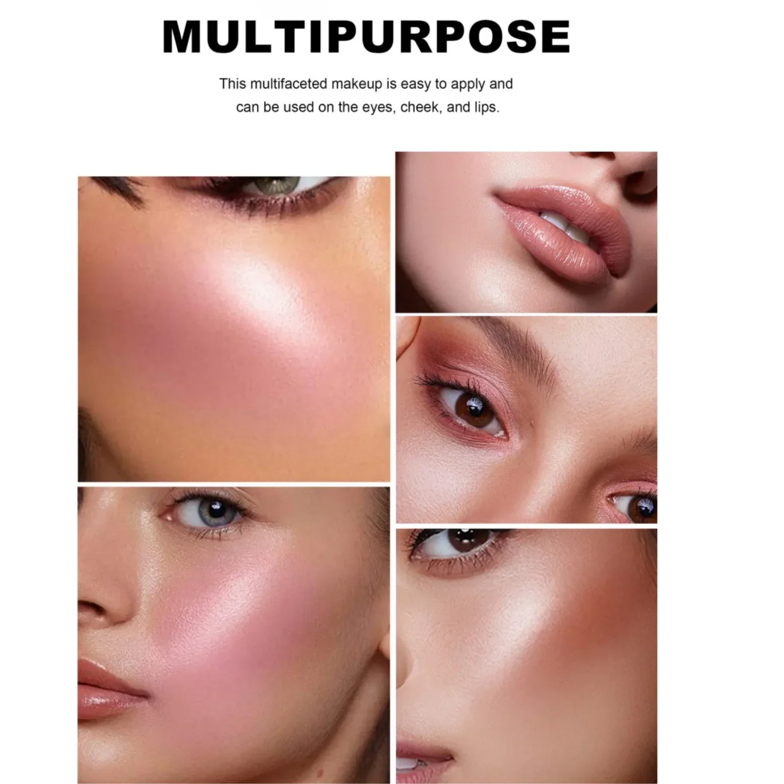 Bâton de surligneur à Blush Sandwich velouté, teinte Rouge longue durée, bâton de Contour du visage pour joues, lèvres et yeux, mélange bien