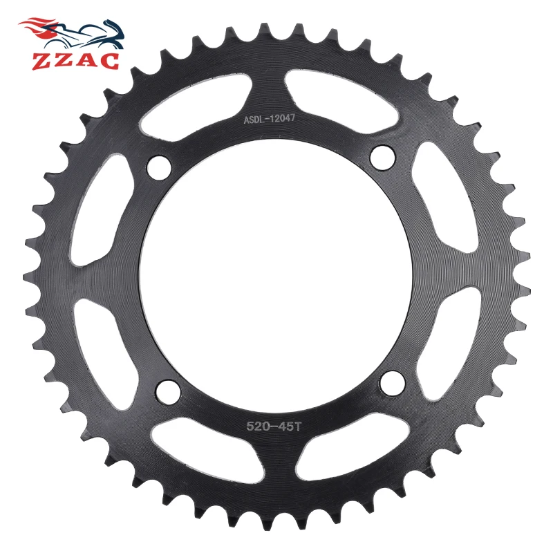 

520 45T Motorcycle Rear Sprocket Staring Wheel For MuZ 660 Baghira 1997-2003 1998 1999 2000 2001 2002