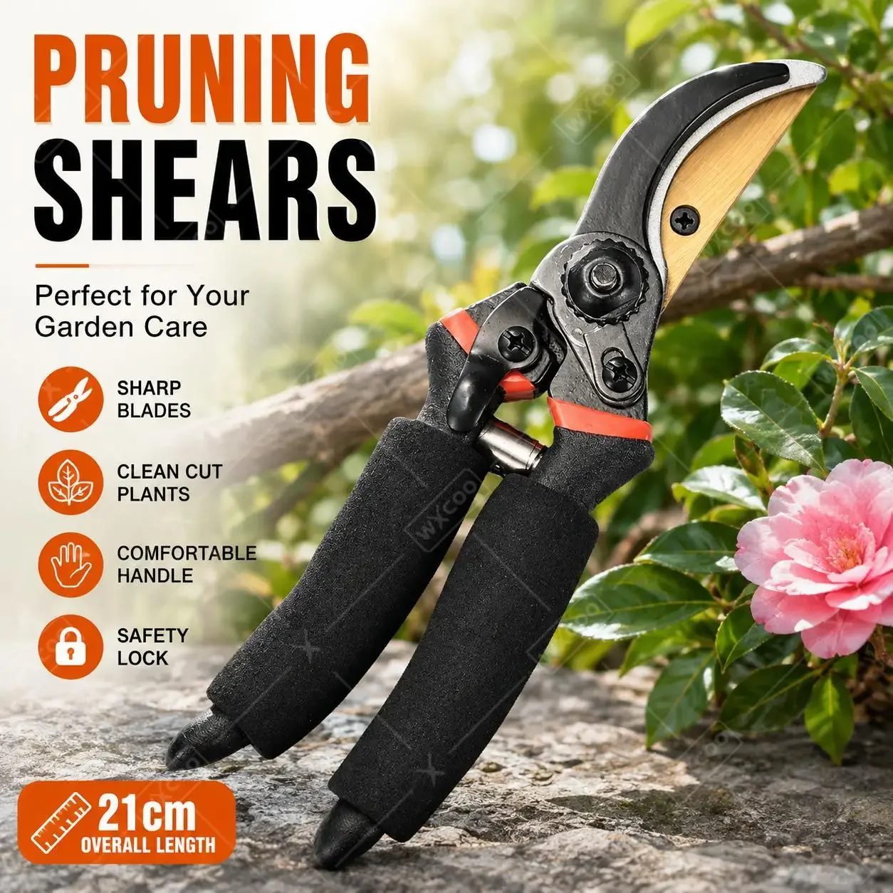 Labor-Saving PruningShears SK-5 Blade Scissors for Gardening Pruning Trees Cut Bonsai Fruit Tree Flowers Branches Garden Pruner