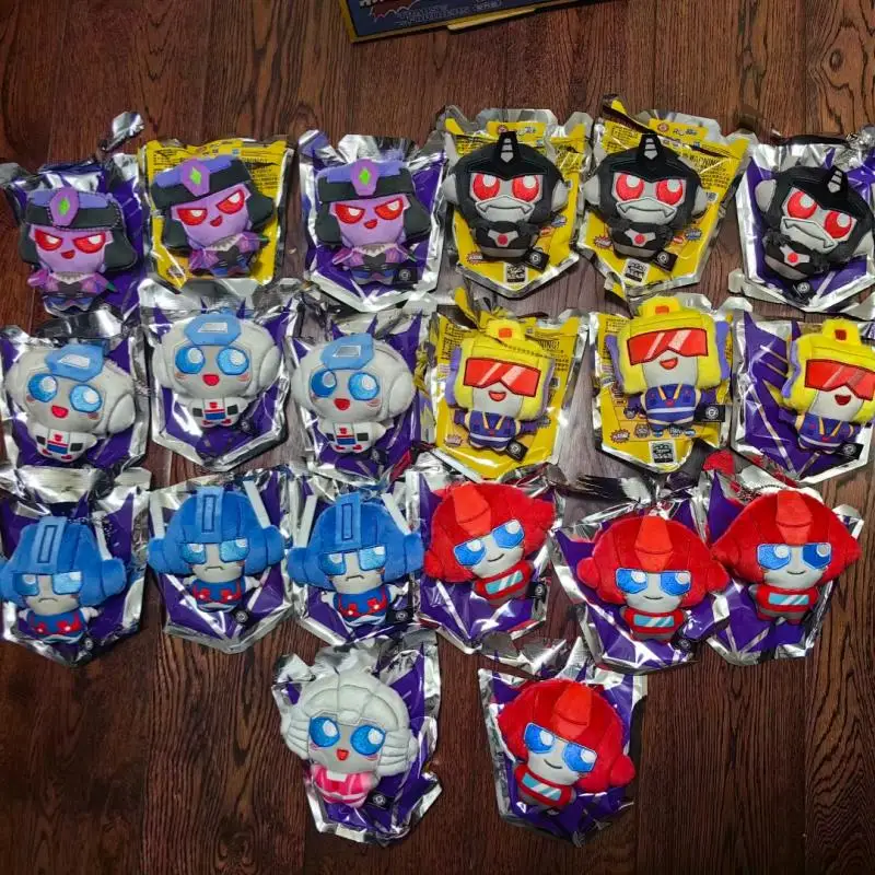Genuine Reesee Mini Transformation Plush V2 Peluche Blind Bag Pendant Ultra Magnus Beast Wars Op Jetfire Silverbolt Ironhide Toy view 6