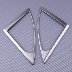 1 Paar Een Pijler Mat Zilver Interieur Auto Deur Stereo Speaker Cover Trim Ring Fit Voor Peugeot 5008 3008 Gt 2017 2018 Accessoires