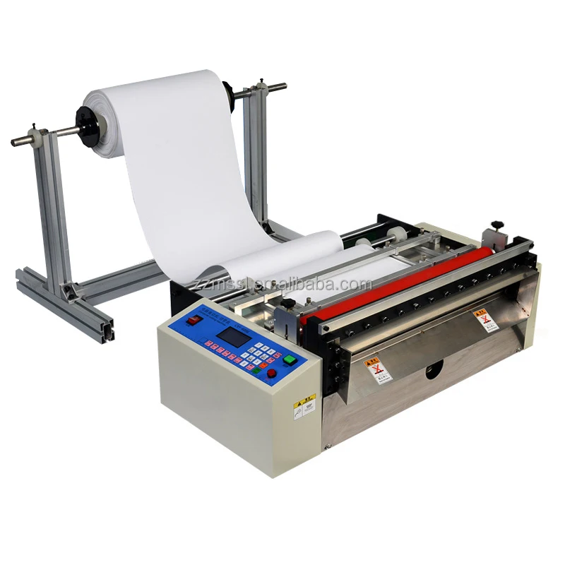 Automatic Electric Fabric Label A4 Paper Roll Slitter Cutter