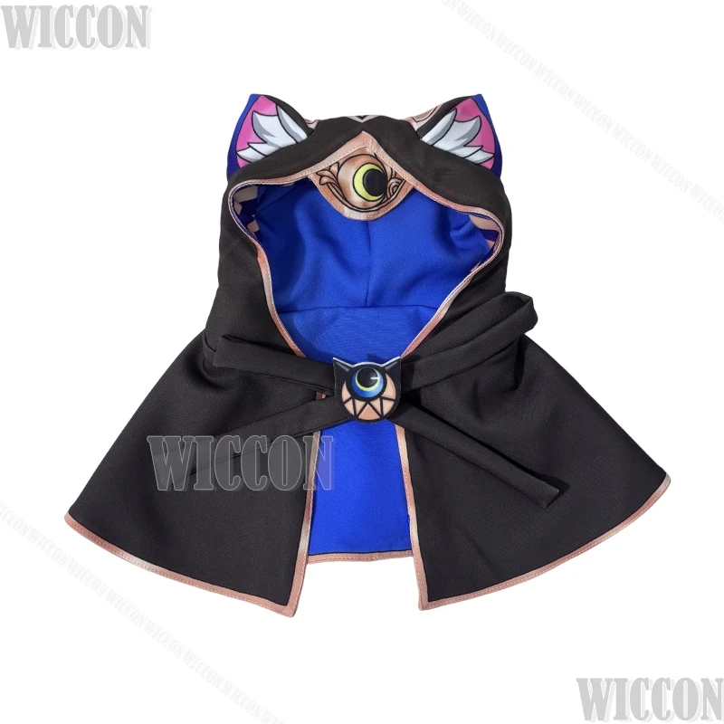 

Honkai Star Rail Cipher Cos Pet Costume Cipher Cat Hood Cape For Dogs Cats Anime Game Inspired Cosplay Outfit Straps Halloween