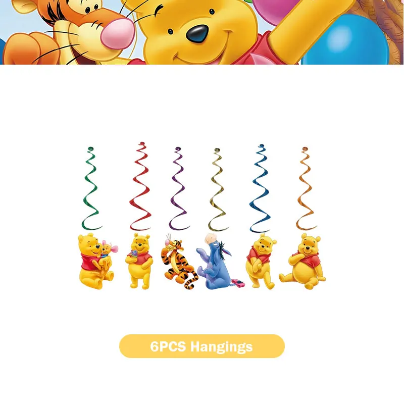 Winnie de Poeh thema verjaardagsdecoratie Banner Ballonnen Cadeauzakjes Bekerbord Tafelkleed Taarttoppers Feestartikelen Gunsten