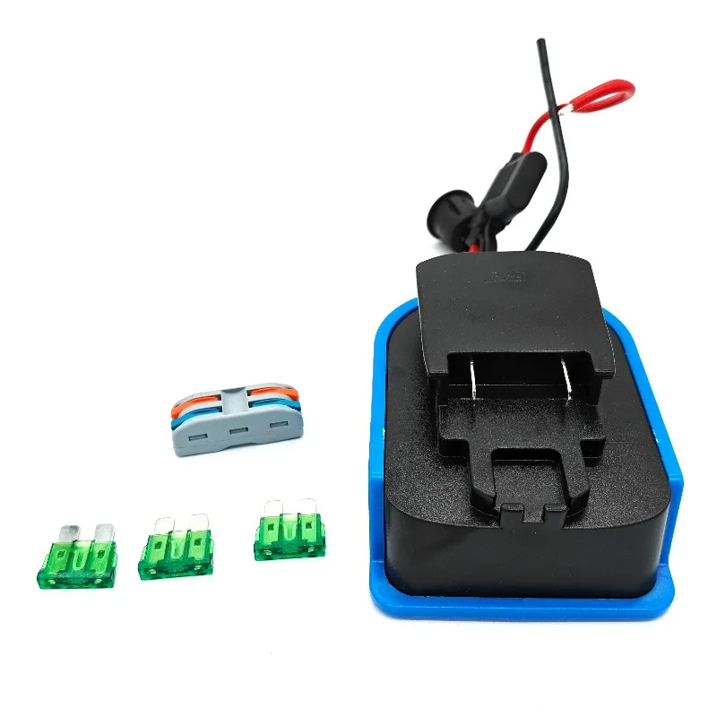 

Power Wheel Adapter Converter Power Connector for PBA Series Li-ion Battery with Switch and Fuse for DIY Remote-Control Toy Cars