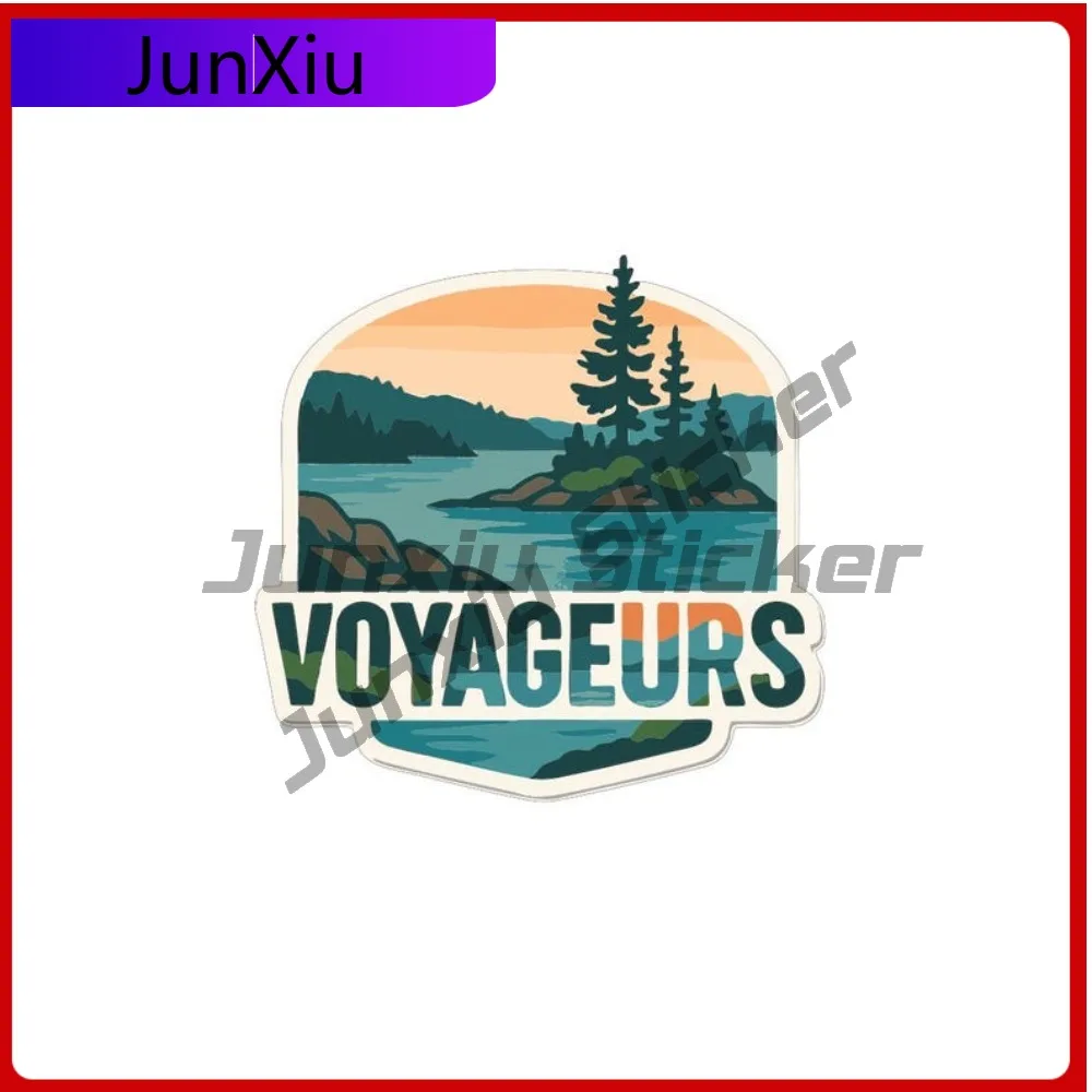 

Voyageurs National Park Occlusion Scratch Decal Accessories Us National Parks Series Sticker Custom Printed Window Phone Trunk