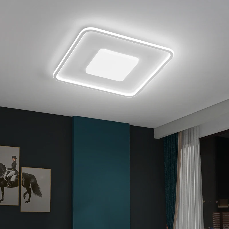 Imagem -04 - Modernas Luzes de Teto Led para Decoração Doméstica Lâmpadas Internas Luminária Simples Quarto Sala de Estar Cozinha