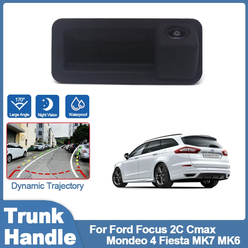 

Car Rear View Camera CCD Full HD Waterproof Camera Dynamic trajectory Wide Angle For Ford Focus 2C Cmax Mondeo 4 Fiesta MK7 MK6