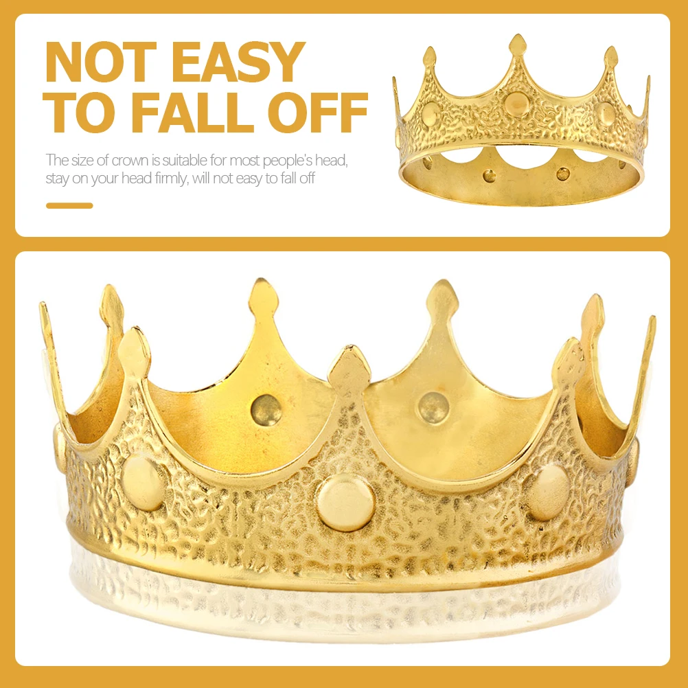 

Birthday Crown Vintage Girl Cosplay Accessories Alloy Metal Traditional Accessory Child Party