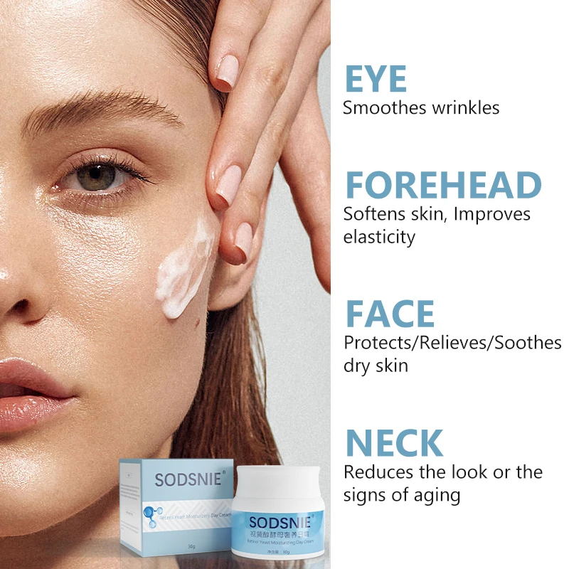 Multi-Effect Daily Face Cream Antioxidant Lock Water Soften Skin Improve Dryness Non Sticky Daily Facial Lotion For Women
