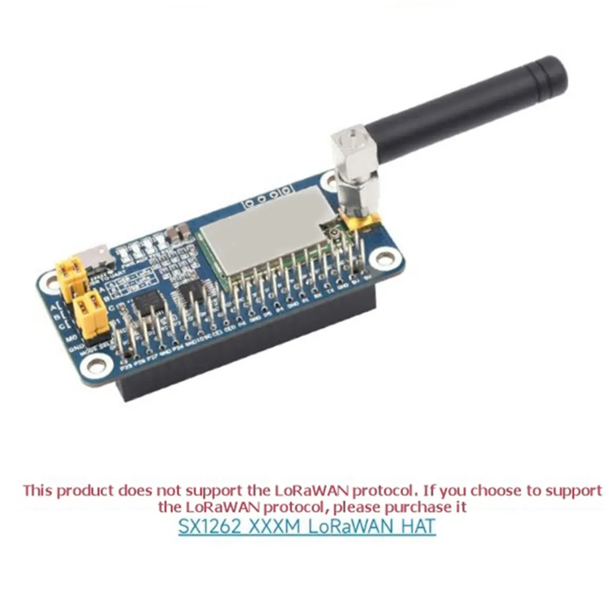 For LoRa Expansion Board SX1268 470M LoRa HAT Module UART Interface for Long-Range Wireless Communication