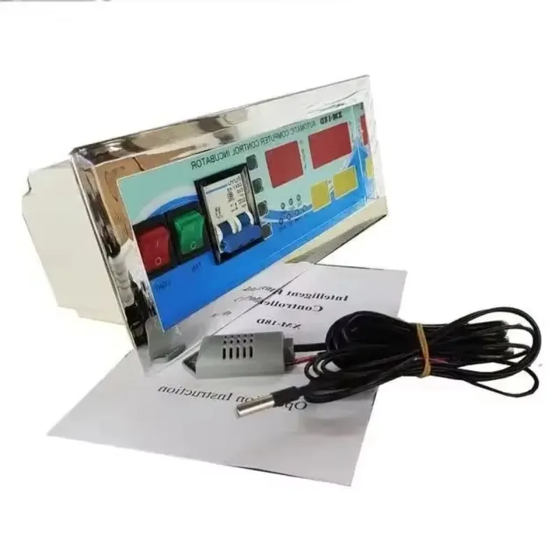 XM-18D Digital Automatic Egg Incubator Thermostat Controller AC 220V Mini Control System with Temperature Humidity Sensor